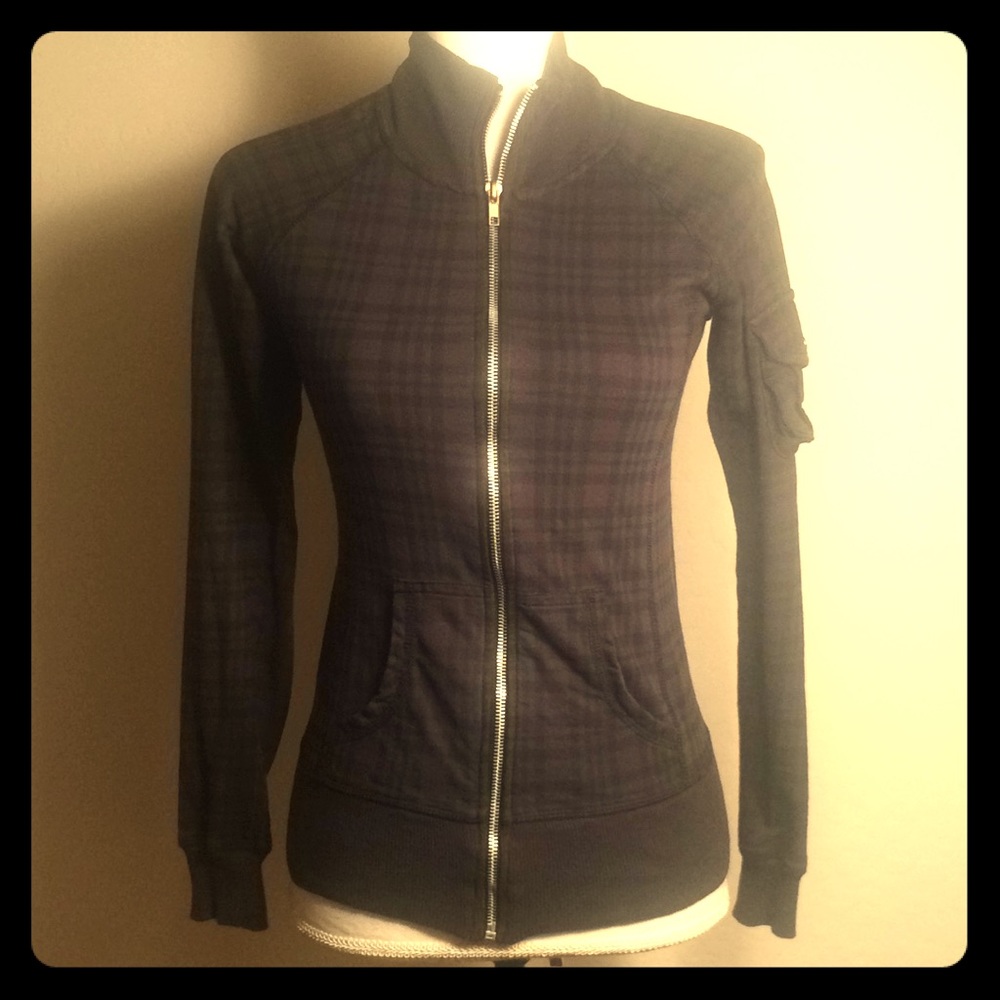 Dark gray striped jacket